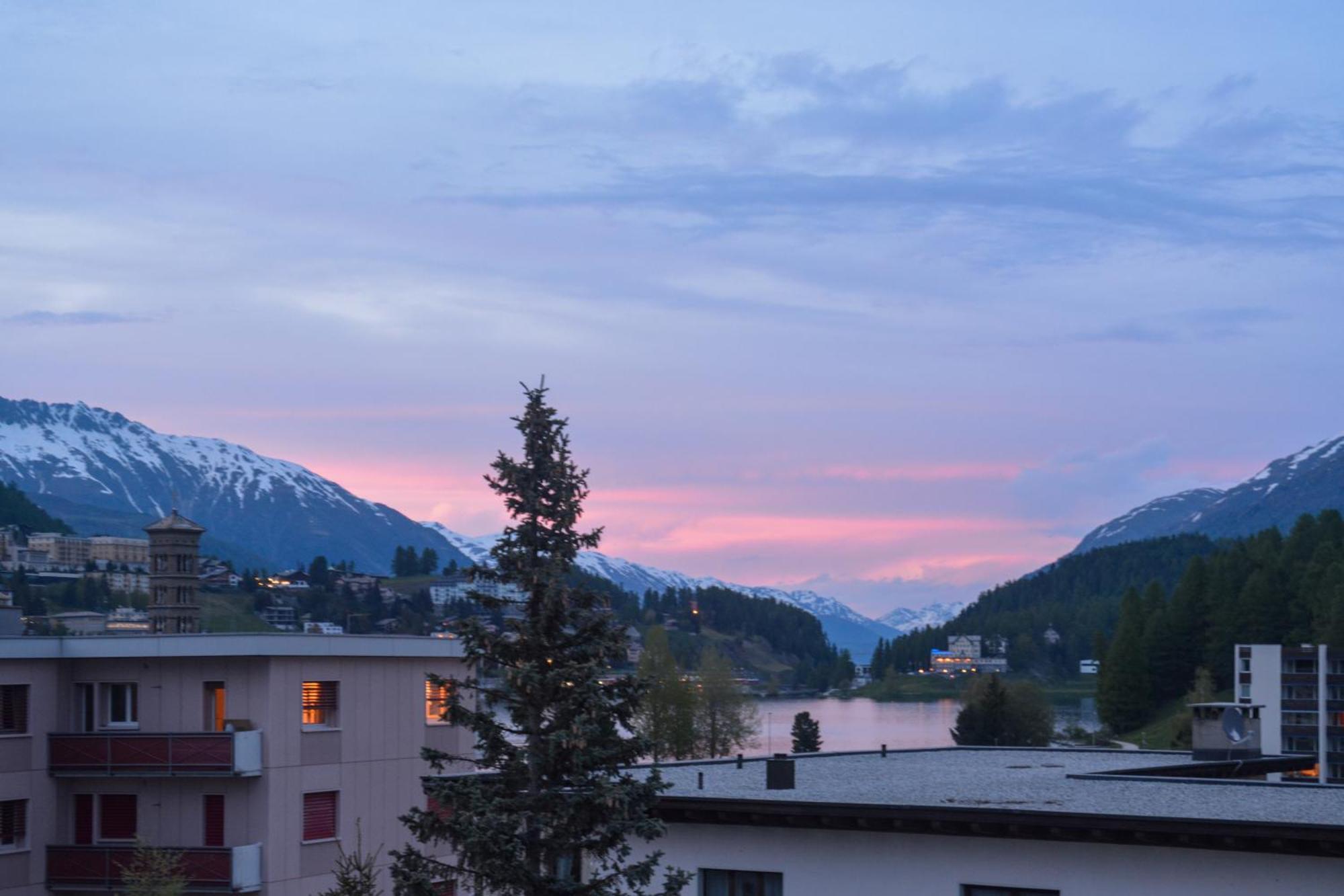 swissme-Seeblick-Balkon-55qm-Parkplatz-Nahe Bergbahn St. Moritz Exterior foto